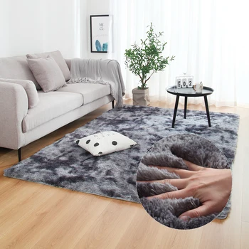 Puszyste podłogowe, dywany sypialnia absorpcja wody dywan dywany do salonu pluszowe, miękkie dywaniki antypoślizgowe maty decor dywan