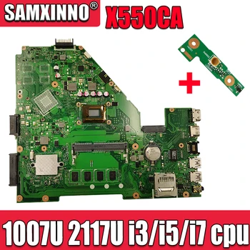 Płyta główna laptop Asus X550CA X550C X550CC X550CL Y581C R510C druku płyty głównej test ok 2GB 4GB RAM 1007U 2117U i3/i5/i7 cpu