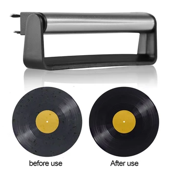 Płyta winylowa szczotka do czyszczenia obrotowy stół antyczny gramofon antystatyczne włókna węglowe LP nagrywanie szczotka do szorowania toaletowe