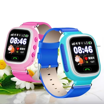 Q90 Child kid Smart watch bransoletka z dotykowym GPS WIFI trackera SIM SOS call chat children baby intelligent watch wristband prezent