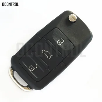 QCONTROL Car Remote Key 434MHz DIY for SKODA Octavia/Superb/Yeti 1J0959753AH/5FA008399-10 HLO 1J0 959 753 AH
