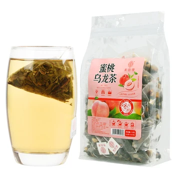 Qiao Yuntang Peach ulung sfermentowane tea 175g / bag Triangle bag tea White peach ulung sfermentowane peach tea Apple dry tea Tea goddess good tea for we