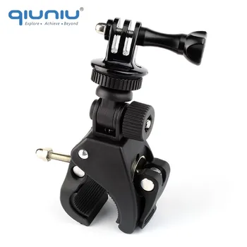 QIUNIU rower motocykl kierownica zamocowanie w / statywu adapter śruba kciuka do GoPro Hero 6 5 4 3+ 3 dla SJCAM dla Xiaomi Yi