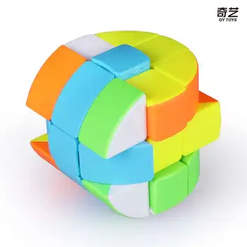 Qiyi Mofangge 3x3 cylindryczny Magiczna kostka ośmiokąt stickerless neo cube Twist 3x3 Puzzle zabawki dla dzieci speed magic puzzle