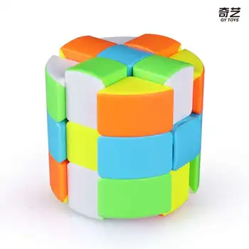 Qiyi Mofangge 3x3 cylindryczny Magiczna kostka ośmiokąt stickerless neo cube Twist 3x3 Puzzle zabawki dla dzieci speed magic puzzle