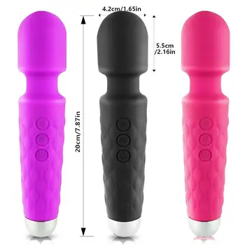 RABBITOW potężny AV wibrator Magiczna Wagina różdżka stymulator łechtaczki wibratory sex zabawki G Spot dla мастурбатора USB dildo