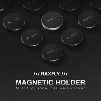 RAXFLY magnetyczny uchwyt samochodowy do telefonu iPhone 7 8 stop aluminium magnetyczny stojak telefon samochodowy uchwyt do ściany do Samsung S9 S8 Uwaga 9