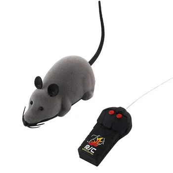 RC Funny Wireless Electronic Remote Control Mouse Rat Pet Toy for Cats Dogs Pets Kids Novelty Gift toys for children C3
