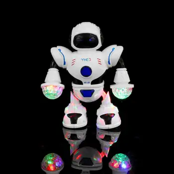 RC Robot Smart Action Walk Sing Dance Robot Led Light Music Dance Robot zabawki dla chłopców dzieci prezent na Urodziny