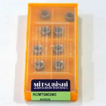 RCMT0803MO NX2525 10 szt./lot ceramiczne tokarka narzędzie Spot Authentic Original Mitsubishi Cutter Lathe Inserts RCMT0803MO NX2525