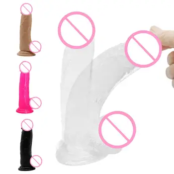 Realistyczny wibrator Silikonowy realistyczny penis Kobieca pochwa masturbator dorosła seks-zabawki przyjazne skórze wygodne, wibratory silikon