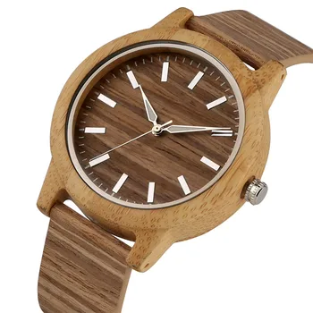 REDFIRE Cork+Leather Wood męski zegarek na co dzień moda Mężczyzna zegarek kwarcowy z naturalnego drewna retro drewniane zegarki reloj masculino