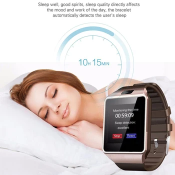 Relojes Man Women Smart Watch DZ09 z kartą SIM TF Call Camera krokomierz Smartbracelet Syn Facebook Tiwtter Smartwatch z systemem android