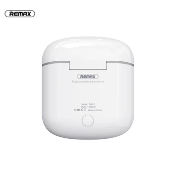 Remax TWS-7 Bluetooth stereo słuchawki bezprzewodowe Smart Touch z mikrofonem HiFi wodoodporny zestaw słuchawkowy