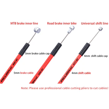 Risk Basic Bike Brake Shift Cable Housing Group Sets For MTB Bike Bicycle Road Shift Gear Derailleur Brake kits Wire Tube Line