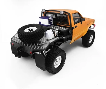 Robot Rc samochód tylna podwójne wiadro aktualizacja do 1/10 skala zabawki model RC 4WD TF2 Trail Finder 2 podwozia + Mojave Body Car Shell