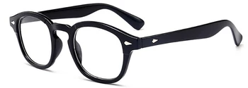 Rocznika Ramki Okularów Mężczyźni Johnny Depp Styl Anty Światło Niebieskie Okulary Projektant Kobiety Przezroczyste Soczewki Okulary Optyczne, Oprawki Do Okularów