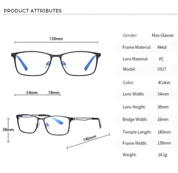 ROUPAI anti blue light radiation glasses for men computer gaming eyeglasses blocker blocking ray Gogle lentes para computadora