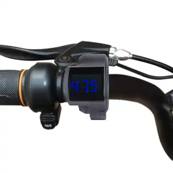 Rower elektryczny Thumb Accelerator shifter Voltage Display Handlebar z cyfrowym wyświetlaczem napięcia do skutera elektrycznego