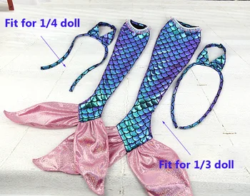 Różowy i fioletowy Trąbka strój wieczorowy strój, odzież, sukienka dla 1/3 1/4 BJD SD Xinyi noc Lolita 45-60 cm lalka