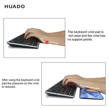 Ręka, nadgarstek klawiatura wsparcie wygodne podpórki pod nadgarstki klocki do laptopa PC klawiatura podwyższona platforma nadgarstek Pad dropshipping