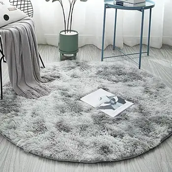 S/M rozmiar najnowszy dywanik podłogowy puszyste dywany dywaniki podłogowe dywany do salonu, sypialnia główna włókienniczych wystrój nowoczesny okrągły dywan