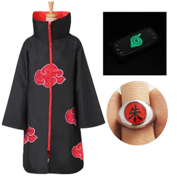 S-XXL Naruto strój Akatsuki płaszcz cosplay Sasuke Uchiha płaszcz cosplay Itachi odzież cosplay kostium