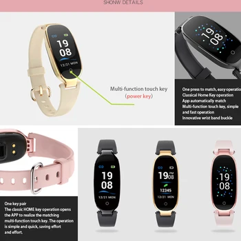 S3 / S3 Plus Smart Watch Wodoodporny Women smart band Heart Rate Monitor Smartwatch relogio inteligente For Android IOS Xiaomi