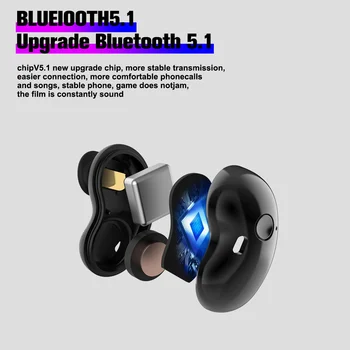 S6 TWS Bluetooth-zestaw słuchawkowy In-ear Wireless Stereo Earset Bluetooth zestaw słuchawkowy 5.1 ip4 opcji wodoodporny sportowy ładowania Боксф10 słuchawki