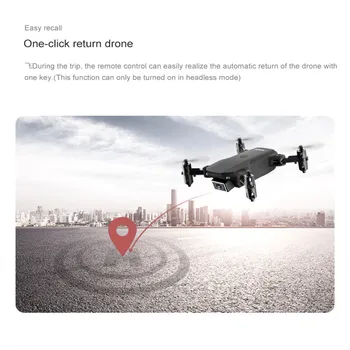 S66 Mini RC Drone WiFi Fpv 2,4 Ghz шестиосевой żyroskopowy Quadcopter 4K kamera HD ciśnienie powietrza Wysokość obsługi składany dron
