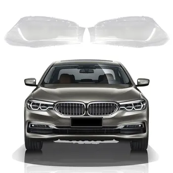 Samochodowe światła przezroczyste klosze lampy powłoki maski przednie reflektory pokrywa obiektywu do BMW serii 5 G30 G38 2017-2018