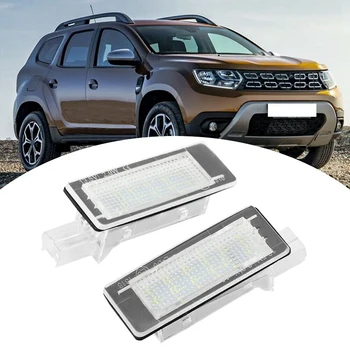 Samochodowy led oświetlenie tablicy rejestracyjnej dla Dacia Duster 10-15