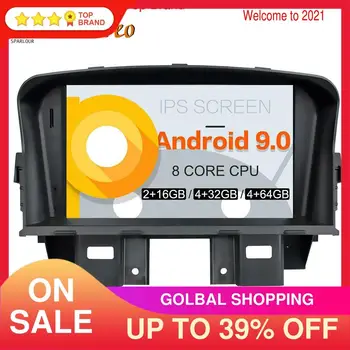 Samochodowy odtwarzacz DVD Android9 PX5/PX6 odtwarzacz multimedialny GPS-nawigacja do CHEVROLET CRUZE 2008-2012 Auto Radio Stereo Head unit DSP