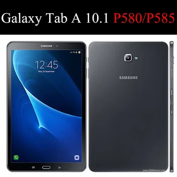 Samsung Galaxy Tab A 6 A6 10.1 P580 P585 Tablet Case uchwyt klapki stoisko skórzany pokrowiec dla SM-P580 SM-P585 Tab A 6 10.1 cali