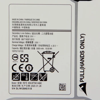 SAMSUNG oryginalna bateria EB-BT561ABE dla Samsung GALAXY Tab E SM-T560 T560 T561 EB-BT561ABA Tablet Bateria 5000mAh