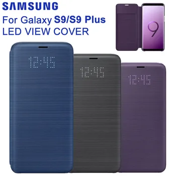 SAMSUNG oryginalny LED View Cover Smart Cover etui do telefonu Samsung Galaxy S9 G9600 S9+ S9 Plus G9650 S9Plus