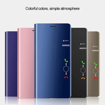 Samsung Samsung a11 case Smart Mirror Flip Case do samsung Galaxy a11 a115F sm-a115F a 11 Stand phone book Cover cases coque shell