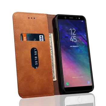Samsung Samsung Galaxy J6 2018 Cases Luxury Flip PU Leather Phone Back Cover Bag Case For Samsung Galaxy J6 2018 J600 EU