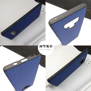 Samsung Samsung Galaxy Note 9 Case Luxury Skin Coque Silikonowa krawędź tkaniny pokrywa tylna ochronne etui do samsung note 9 telefon shell