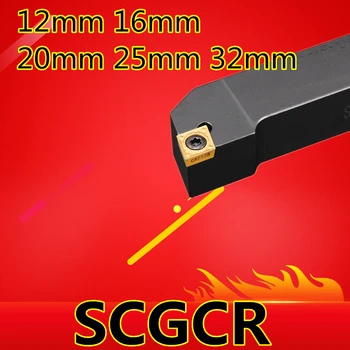 SCGCR1212H09 SCGCR1616H09 SCGCR2020K09 SCGCR2525M09 Uchwyt narzędzia tokarki CNC zewnętrzne narzędzia tokarskie