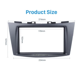Seicane Double Din odtwarzacz DVD CD Install Dash Bezel Trim Kit do 2012 Suzuki Swift Auto stereo Panel Kit Fitting Frame DVD Player Fit