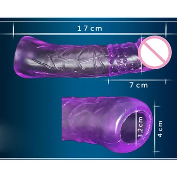 Sex zabawki duże dildo powiększalnik penisa dla mężczyzn rozszerzeniu penisa opóźnienie wytrysku wielokrotnego powiększanie penisa rękaw expander prezerwatywy