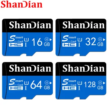 ShanDian Memory card SD Smart card 32GB 64GB 16GB 8GB class10 TF card Smartsd Pen drive Flash memory disk do smartfona/kamery