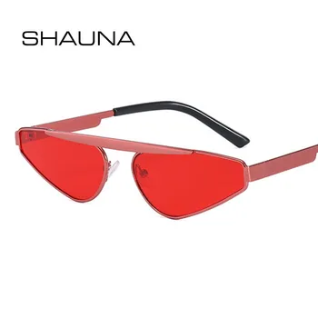 SHAUNA Ins popularne małe okulary Cat Eye Women UV400