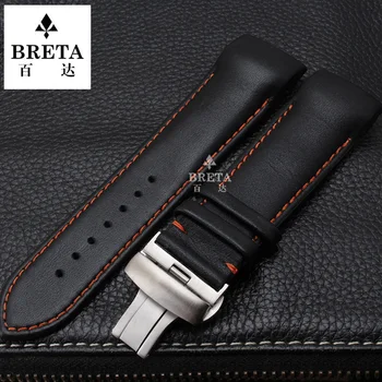 Shengmeirui cielęcej skóry watchband dla mężczyzn 1853 do Tissot T035410A 407A, glazura 22 23 24 mm watchband bransoletki
