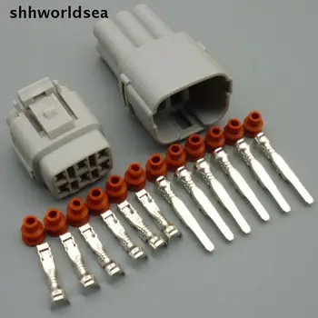 Shhworldsea 6 Pin/way 2.2 mm Auto car Sensor Automotive Wodoodporny Wire Connector plug MT090 6180-6771 6187-6561 dla Suzuki