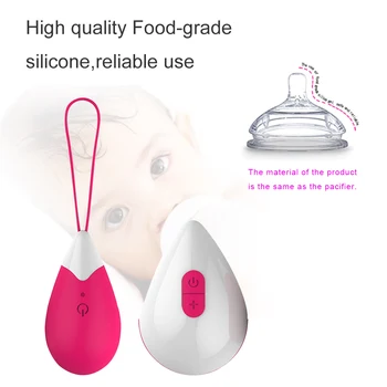 Silikonowe wibrujące jajka bezprzewodowy pochwy piłkę wibracyjne ćwiczenia Smart Love Ball Remote Jump jaja wibrator sex zabawki dla kobiet
