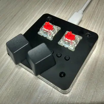 SimPad OSU Mini Keyboard Touch Wheel Axle Tester Gaming Keyboard Osu support Cheery Mx Red Switch Gaming Mechanical Keyboard