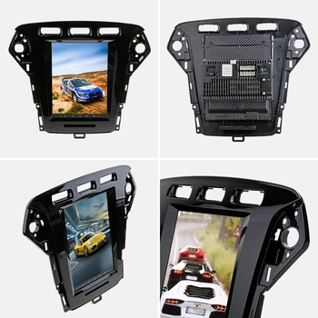 Sinosmart Tesla Style Car GPS Multimedia Radio Navigation Player for Ford Mondeo/MK4 2011-2013 8 Core DSP 48EQ