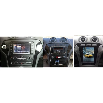 Sinosmart Tesla Style Car GPS Multimedia Radio Navigation Player for Ford Mondeo/MK4 2011-2013 8 Core DSP 48EQ
